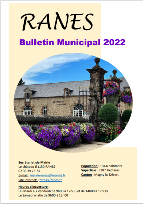 BULLETIN MUNICIPALE 2022